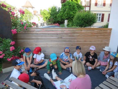 Besuch der Volksschule Montfort Besuch der Volksschule Montfort