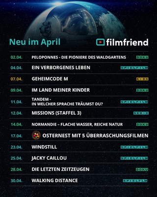 filmfriend - Neustarts im April 2025 filmfriend - Neustarts im April 2025