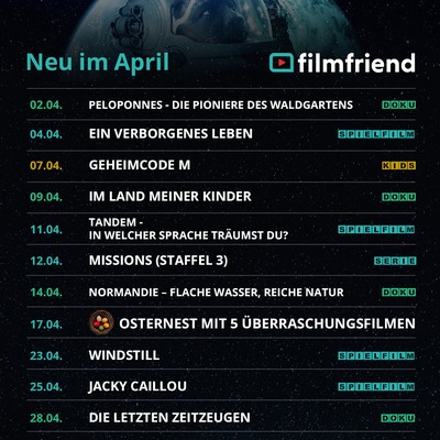 filmfriend - Neustarts im April 2025