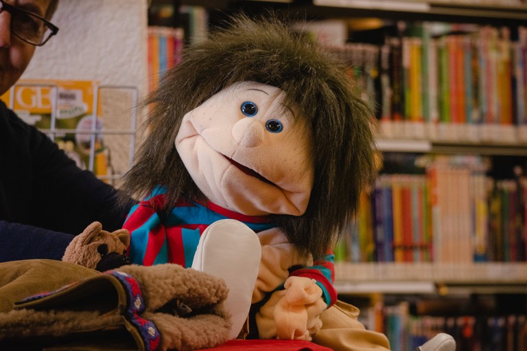 Handpuppe Max©Bibliothek Rankweil