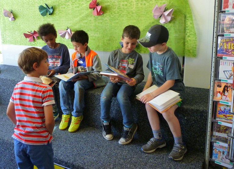 Volksschüler zu Besuch