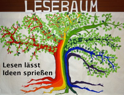 Aktion Lesebaum: Bücher lassen Blätter sprießen