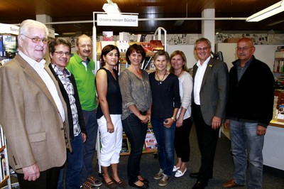 Landesrat Sonderegger besuchte die Bücherei