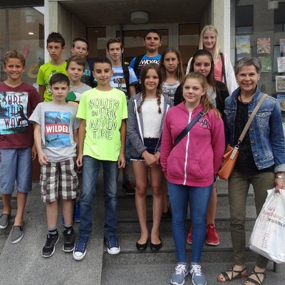 Unsere Vielleser beim Bucheinkauf!