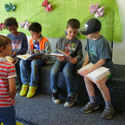 Volksschüler von Sulz und Röthis besuchten unsere Bücherei