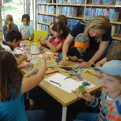 Volksschule Sulz besuchte unsere Bücherei