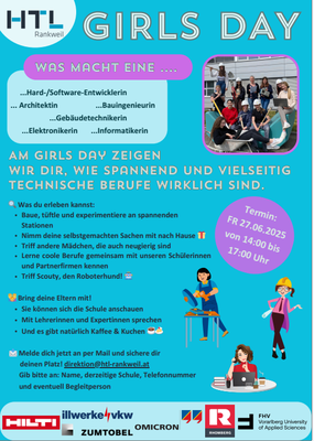 MINT: Einladung zum Girls' Day & Schmiedekurs – Technik erleben! MINT: Einladung zum Girls' Day & Schmiedekurs – Technik erleben!