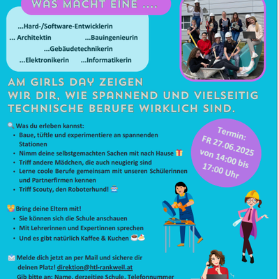 MINT: Einladung zum Girls' Day & Schmiedekurs – Technik erleben!
