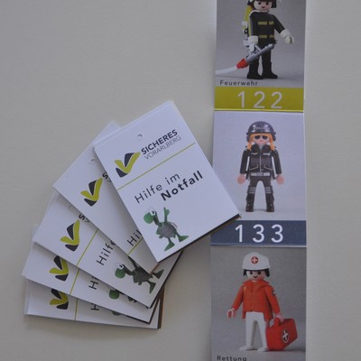 Notfallkarten für Kinder