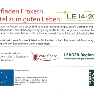 Dorfladen Fraxern Mittel zum guten Leben!