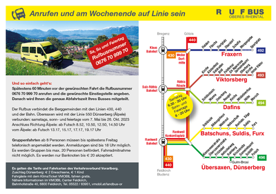 Anrufen und am Wochenende auf Linie sein .......