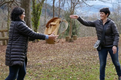 Berührende Stunde des Kreuzes bei der Familienkapelle