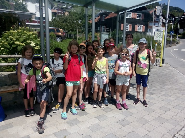 Auf dem Weg ins Clownmuseum nach Dornbirn