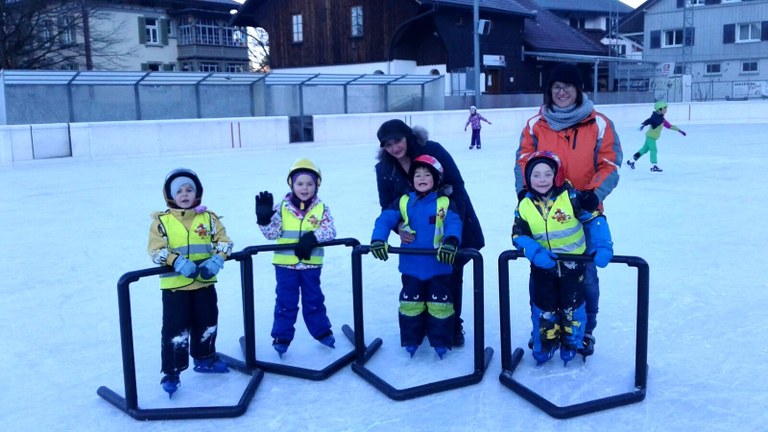 Eislaufen bei der Gastra in Rankweil