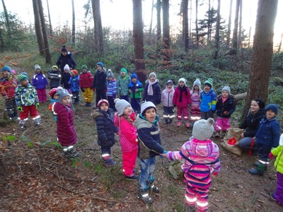 Nikolausfeier im Wald Nikolausfeier im Wald