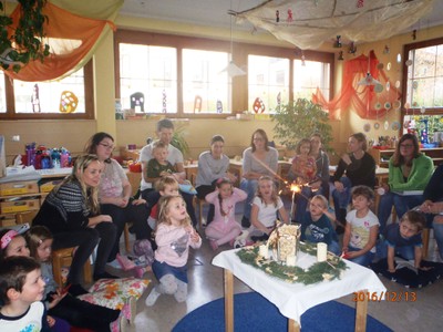 Advents-Singnachmittag in der gelben Gruppe