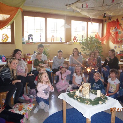 Advents-Singnachmittag in der gelben Gruppe