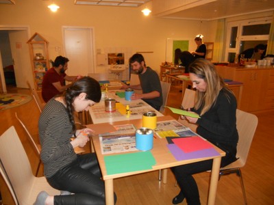 Kreativabend im Kindergarten Montfort