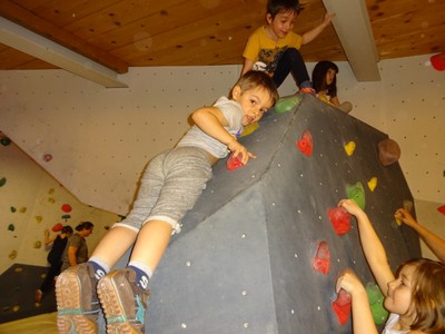 Wir waren in der Boulderhalle "Steinblock"!