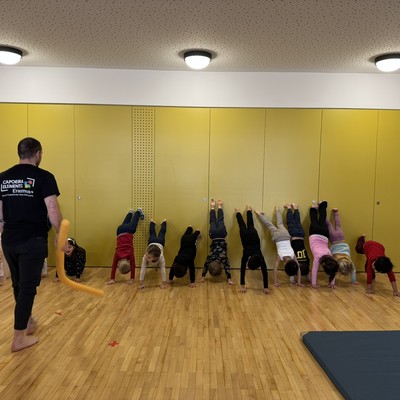 ASKÖ mit Capoeira im Kindergarten Merowinger