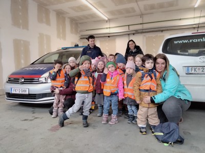 Besuch bei der Gemeindepolizei Rankweil Besuch bei der Gemeindepolizei Rankweil