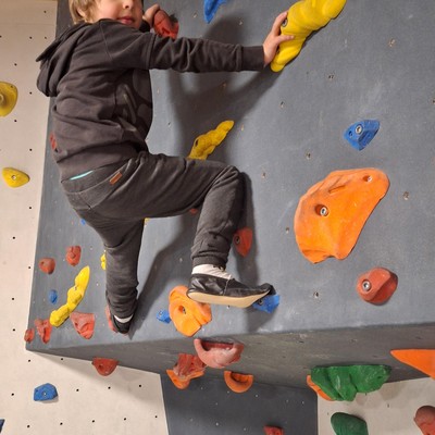 Der Kindergarten Markt geht bouldern!