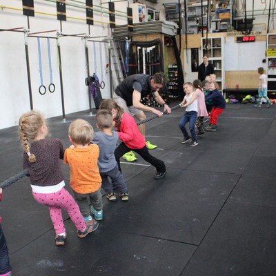 Der Kindergarten Montfort beim Crossfit