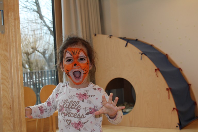 Es macht Spaß einmal ein Tiger zu sein