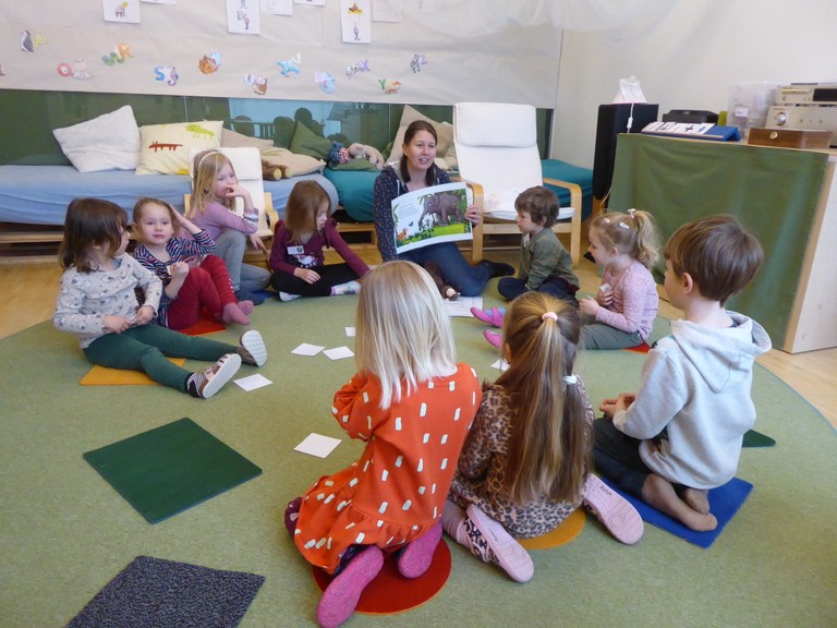 Das Early English Projekt kam bei den Kindern im Bifang