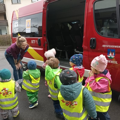 Ein Besuch bei der Feuerwehr