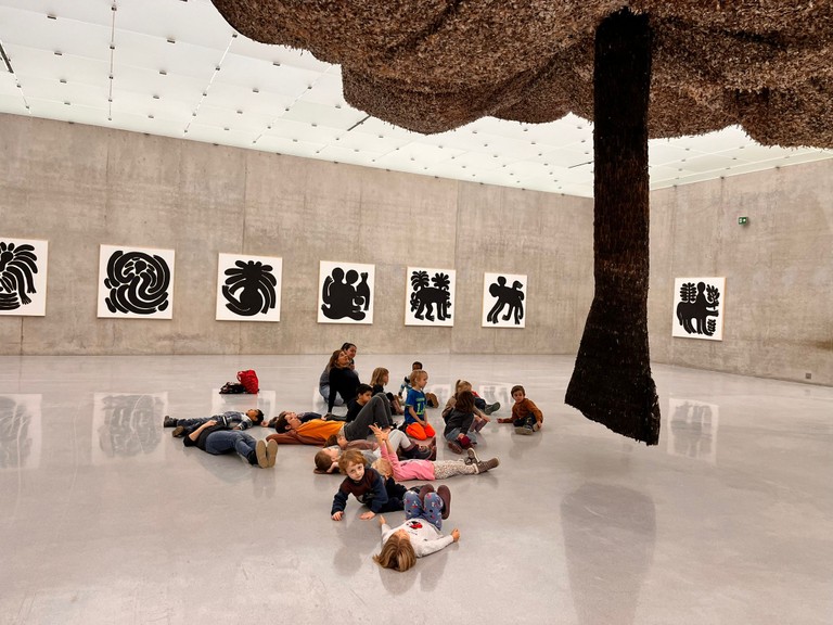 Die grüne Gruppe des Kindergarten Markts im Kunsthaus in Bregenz