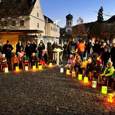 Lichterfest im Kindergarten Markt