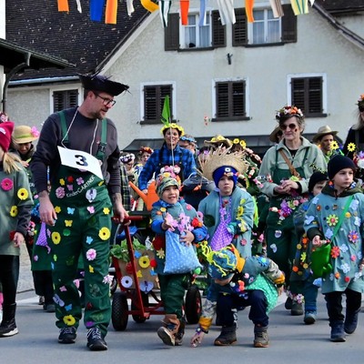 Närrisches Finale beim Rankler Faschingsumzug