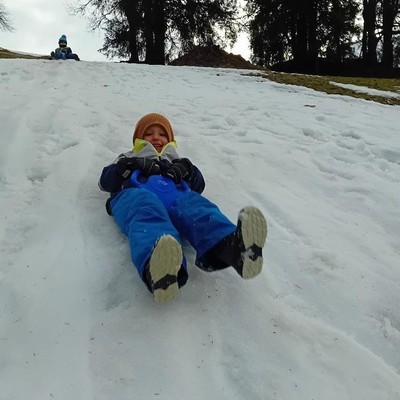 Schneeabenteuer in Laterns