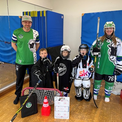 Sporttag Eishockey Kindergarten Montfort