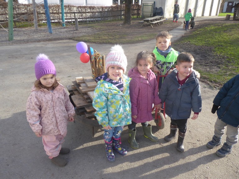 Der Kinderfunken im Kinder- und Familientreff Bifang machte den Kindern großen Spaß