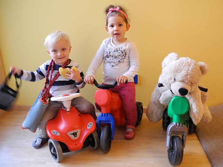 Kleinkindbetreung im Kinder- und Familientreff Bifang