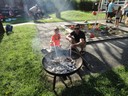 Grillen im Kindergarten Merowinger.JPG