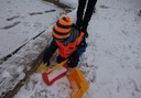 grüne Gruppe draußen im Schnee.JPG
