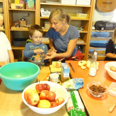 Erntezeit in den Kindergärten in Rankweil