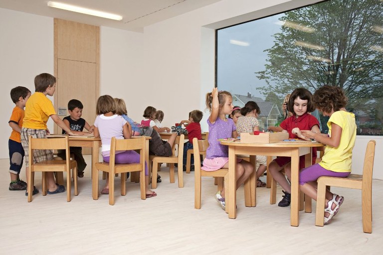Kinder beim Sprachfördernetzwerk