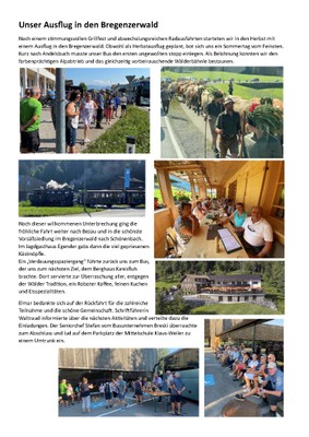 Bericht Ausflug Bregenzerwald