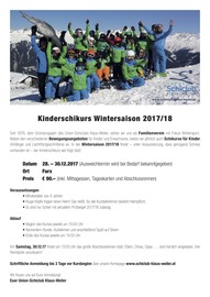 Kinderschikurs am Zwergenberg in Furx