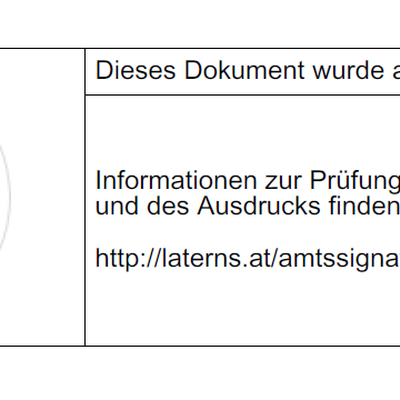 Amtssignatur