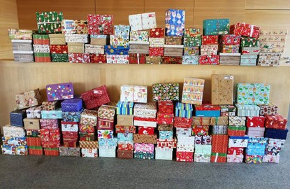Weihnachten im Schuhkarton