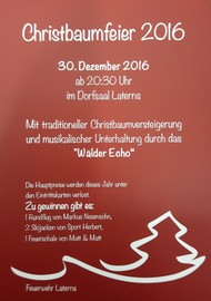 Christbaumfeier 2016