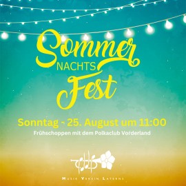 Sommernachtsfest - Sonntag: Polkaclub Vorderland
