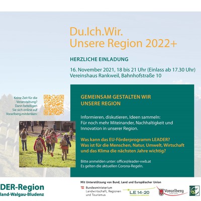EINLADUNG- Gemeinsam gestalten wir unsere Region