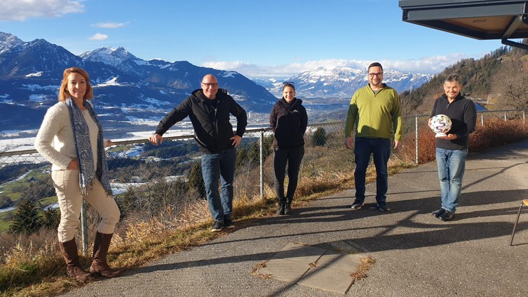 v.l.n.r. Karen Schillig, Oliver Wellschreiber, Stefanie Blenk, Markus Schwarzl, Walter Rauch