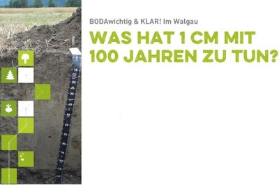 PROJEKT AKTUELL - BODAwichtig: Boden-Vortrag und Bodenkunde im Walgau PROJEKT AKTUELL - BODAwichtig: Boden-Vortrag und Bodenkunde im Walgau
